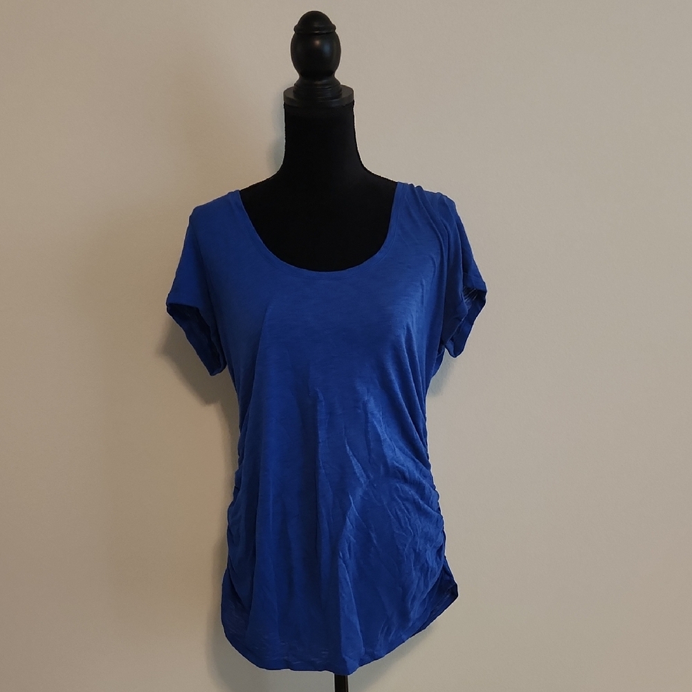 Blue Maternity Top